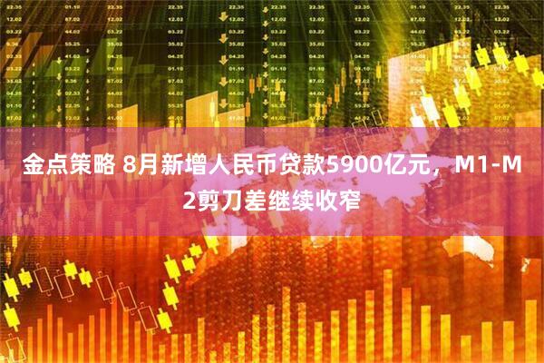 金點(diǎn)策略 8月新增人民幣貸款5900億元，M1-M2剪刀差繼續(xù)收窄